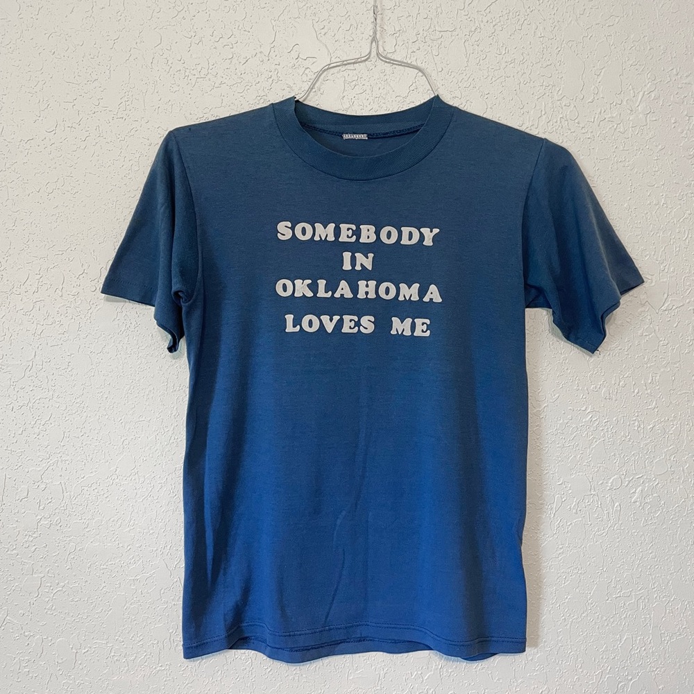 Somebody in Oklahoma Loves Me Vintage Tee - Size S